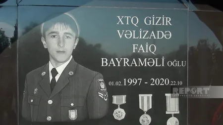 Zərdabda XTQ-nin şəhidinin xatirəsinə bulaq inşa edilib