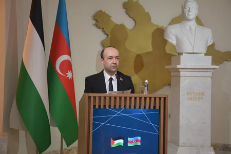 Event dedicated to 30th anniversary of relations between Azerbaijan and Palestine underway