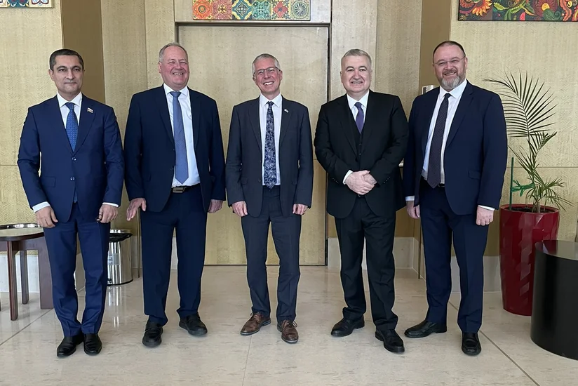 Böyük Britaniya səfiri parlamentlərarası dostluq qrupunun rəhbəri Bob Bləkman ilə görüşüb