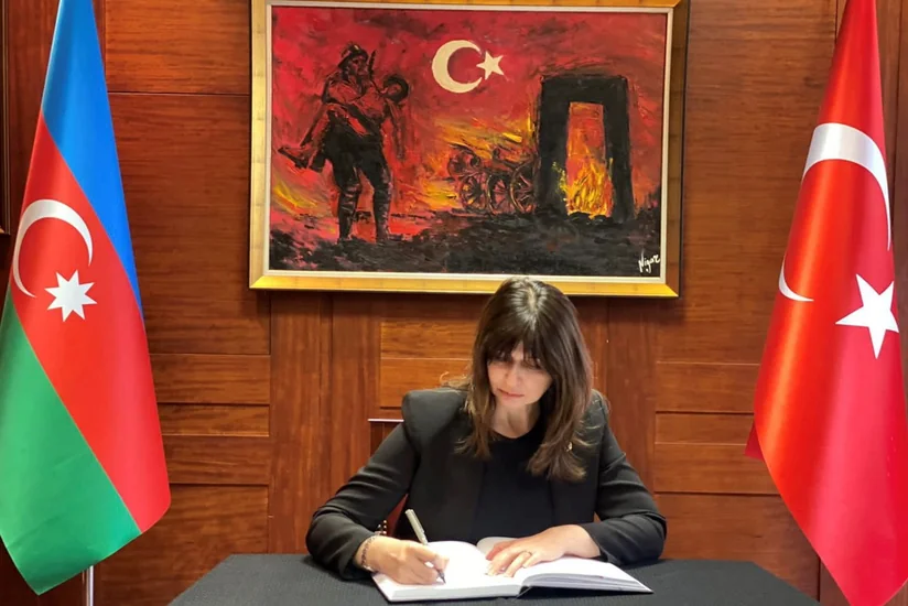 BMT-nin rezident əlaqələndiricisi Türkiyə səfirliyində matəm kitabına ürək sözlərini yazıb