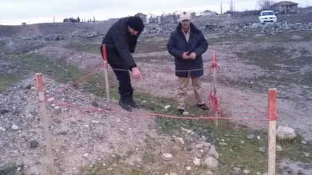 Tərtərdə tank əleyhinə mina aşkar edilərək zərərsizləşdirilib