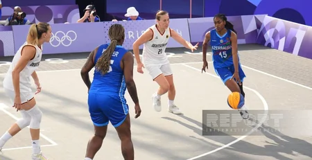 Paris-2024: Azərbaycanın qadınlardan ibarət 3x3 basketbol millisi növbəti görüşünə çıxıb - YENİLƏNİB - 2