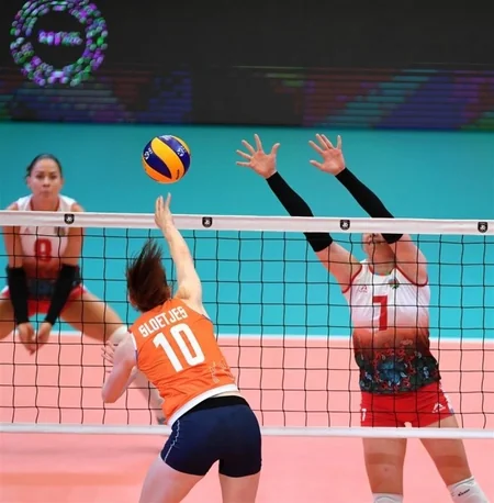 Чемпионат Европы по волейболу: Сборная Азербайджана проиграла Нидерландам - ФОТО