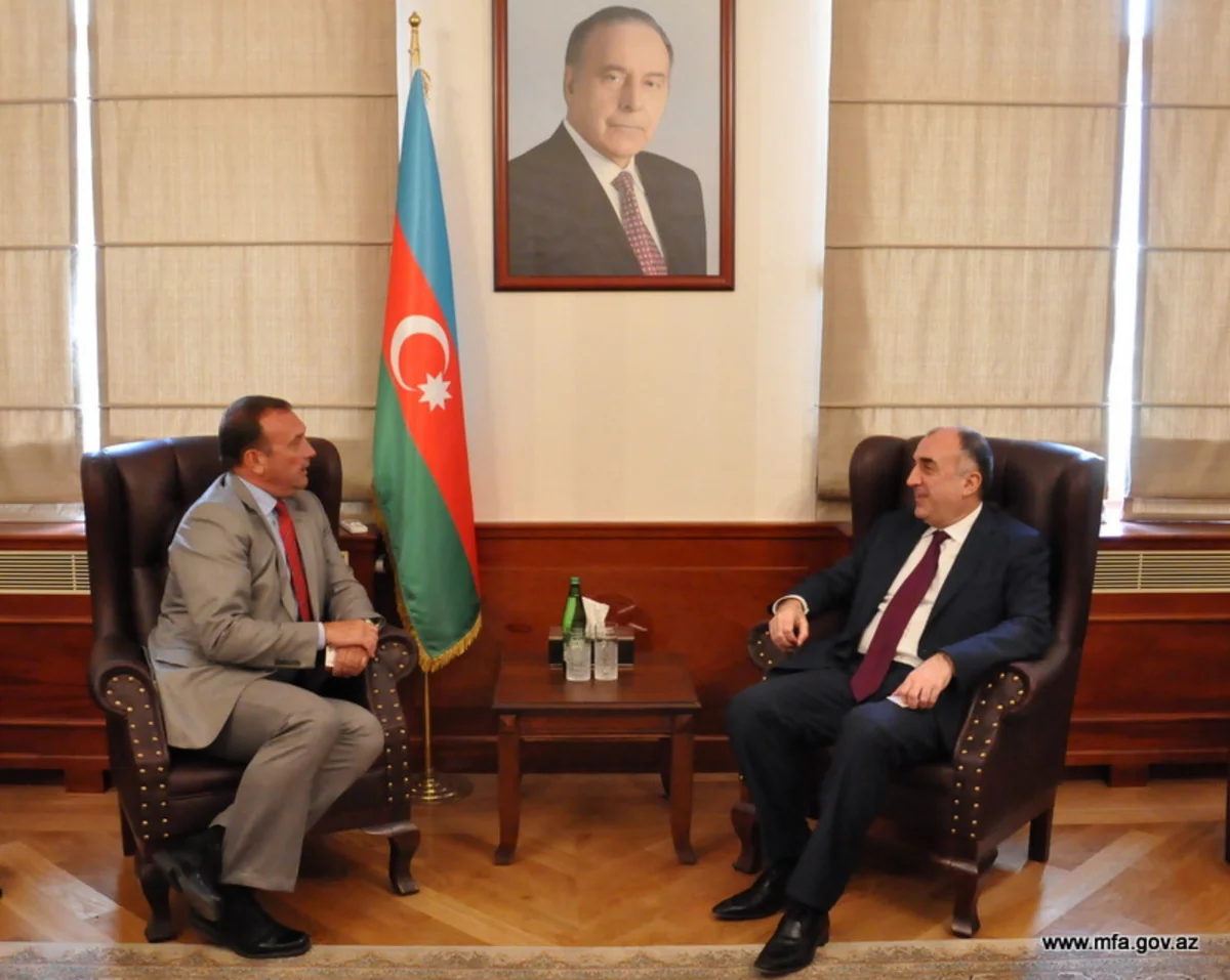 Nazir Elmar Məmmədyarov UNICEF-in Azərbaycan Nümayəndəliyinin yeni rəhbərini qəbul edib