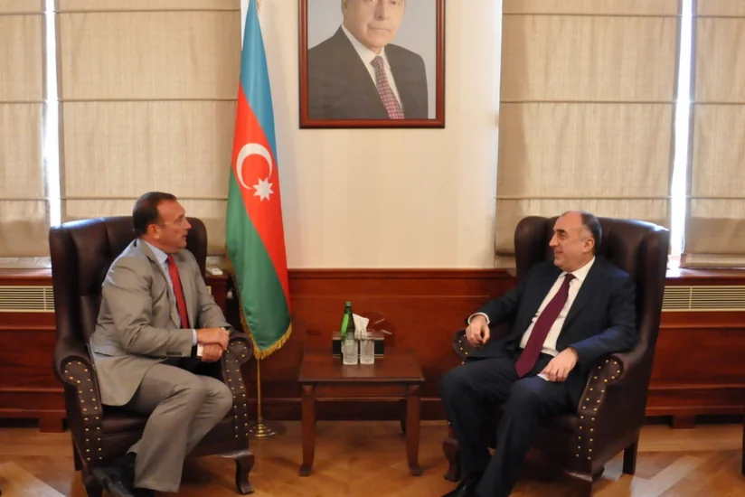 Nazir Elmar Məmmədyarov UNICEF-in Azərbaycan Nümayəndəliyinin yeni rəhbərini qəbul edib