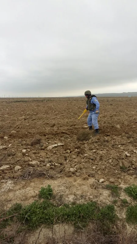 Xızıda top mərmisi tapılıb