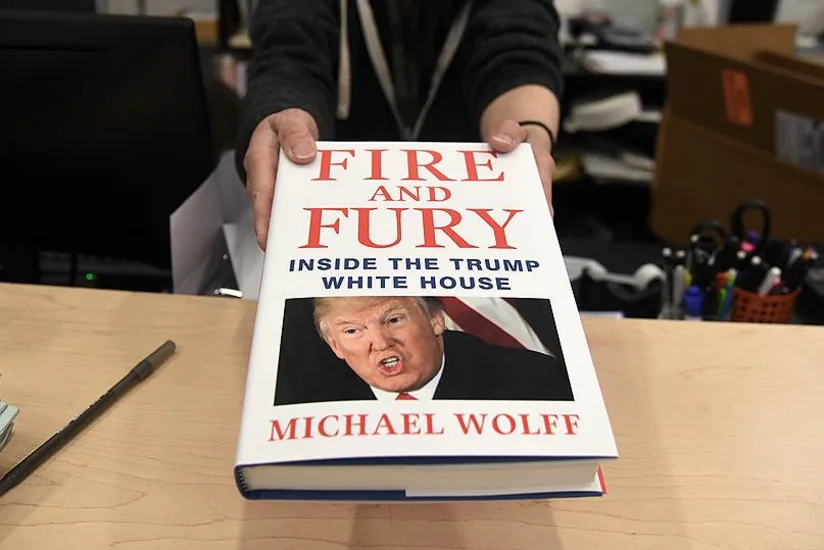 Tramp öz haqqında yazılan Od və qəzəb kitabının müəllifini psixi xəstə adlandırıb