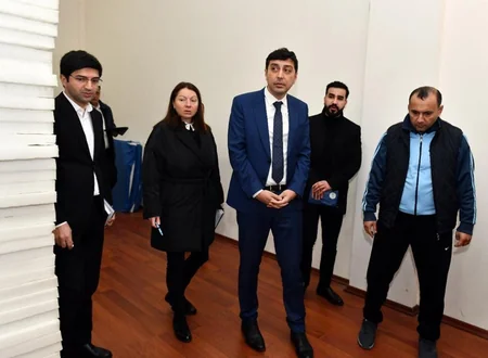 Nazir Bakının kənd və qəsəbələrində bir sıra idman mərkəzlərinə baxış keçirib