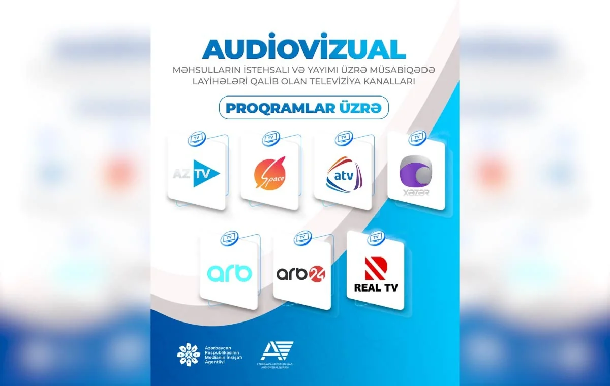 Audiovizual məhsulların istehsalı və yayımı üzrə müsabiqənin nəticələri açıqlanıb