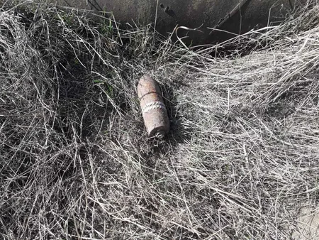 Qazaxda iki ədəd top mərmisi tapılıb