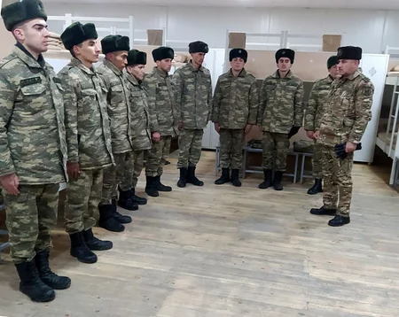 Meetings held with military personnel serving in liberated territories