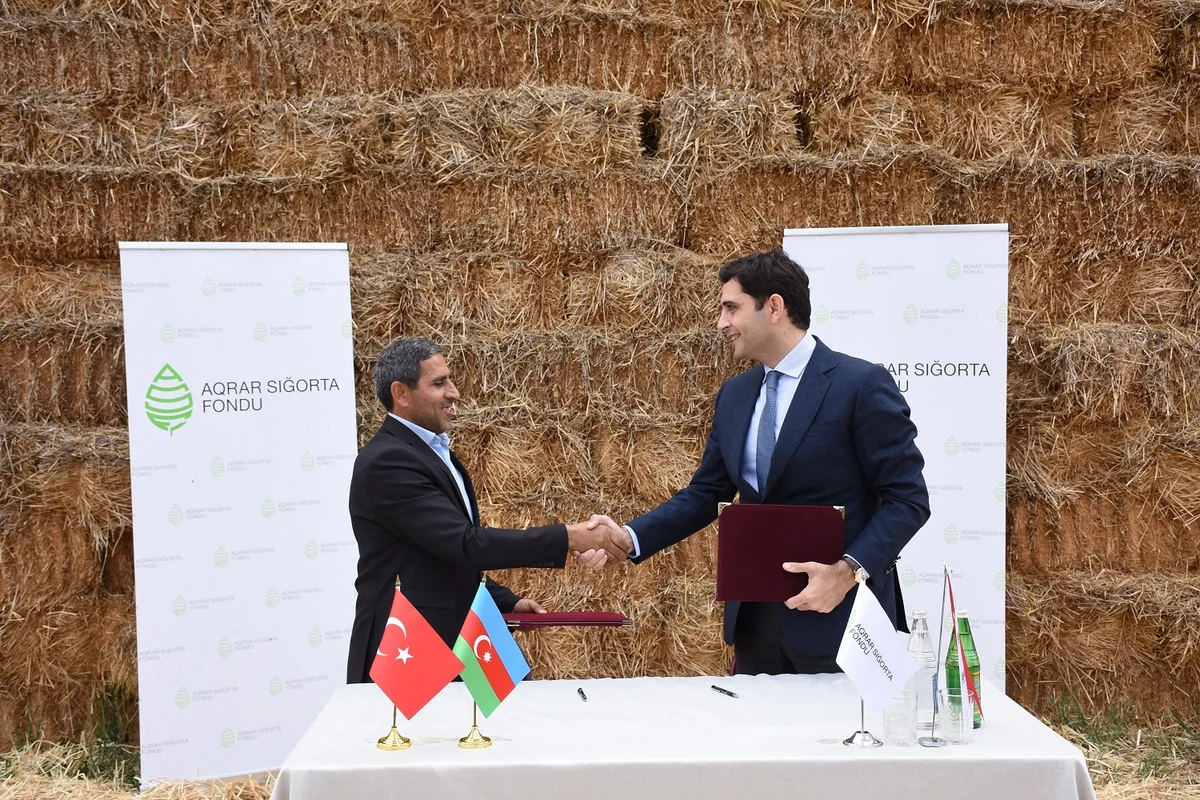 Azərbaycanda dövlət dəstəyi ilə ilk aqrar sığorta müqaviləsi imzalanıb
