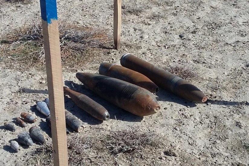 Xızıda ümumilikdə 12894 ədəd partlamamış hərbi sursat aşkarlanıb