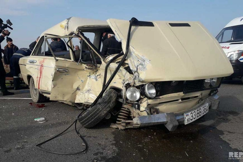 Kürdəmirdə yol qəzası olub, ölən və yaralananlar var - FOTO - VİDEO