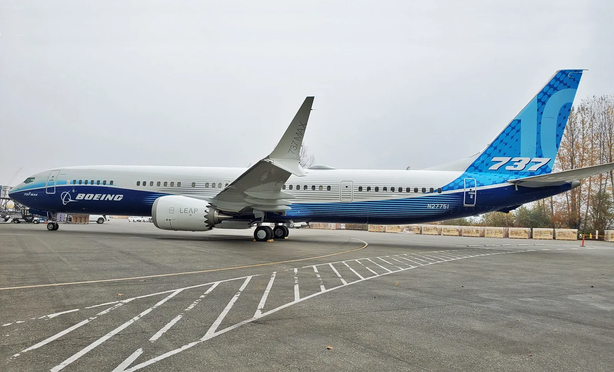 Boeing не ожидает одобрения модели 737 MAX 10 до лета 2023 года