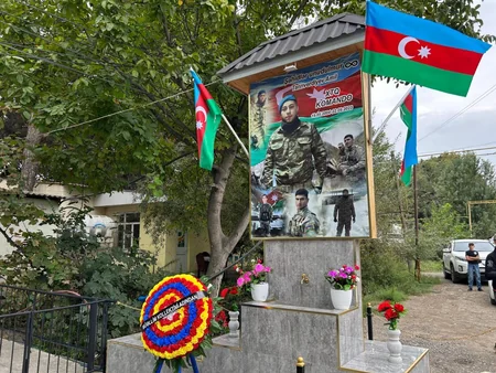 Antiterror tədbirləri zamanı şəhid olan Amil Tanrıverdiyevin anım mərasimi keçirilib 