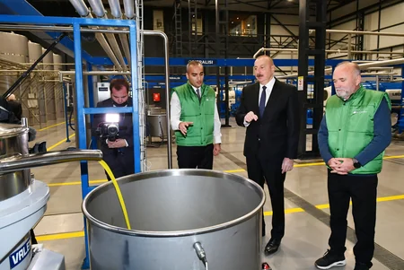 Prezident Zirədə zeytun emalı zavodunun açılışında iştirak edib - YENİLƏNİB