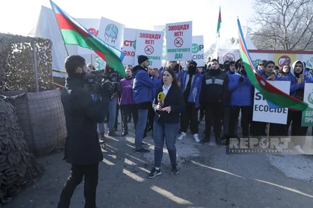 СМИ доносят требования протестующих на дороге Ханкенди-Лачын до мирового сообщества