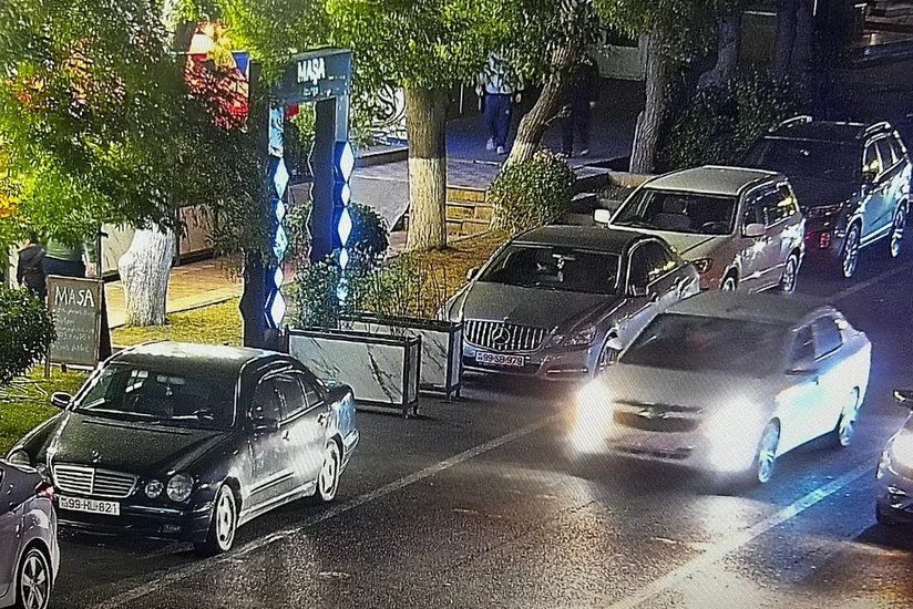Bakıda yolu zəbt edən restoran sahibi cəzalandırılıb