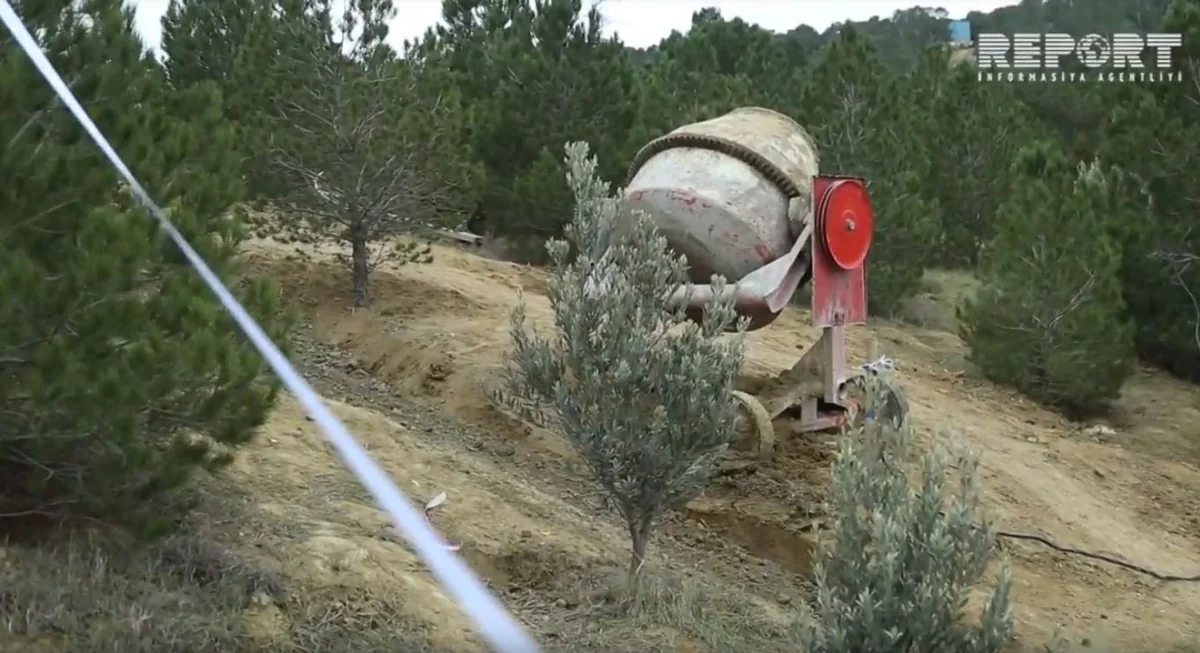 Reinforcement work continues in Bayil landslide zone - VIDEO REPORT
