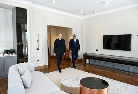 President Ilham Aliyev attends opening of 'Lachin' Recreation Complex