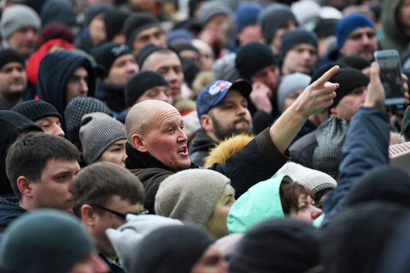 Kemerovoda mitinq keçirilib, qubernatorun istefası tələb edilib