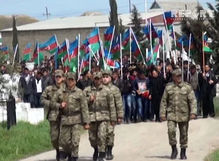 Azərbaycan Silahlı Qüvvələrinin şəhid olan hərbçiləri dəfn olunub - FOTO - VİDEO - YENİLƏNİB