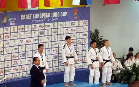 İspaniyada cüdoçular 3 qızıl, 1 gümüş və 4 bürünc medal qazanıb - FOTO