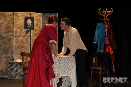 Tbilisidəki Azərbaycan teatrı yeni tamaşa təqdim edib - FOTO