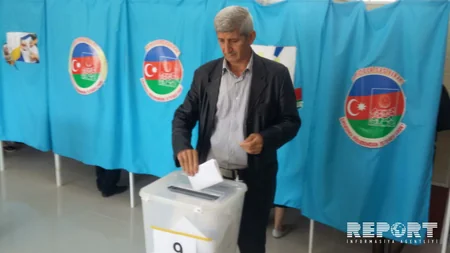 Bərdədə seçici aktivliyi müşahidə olunur - FOTO