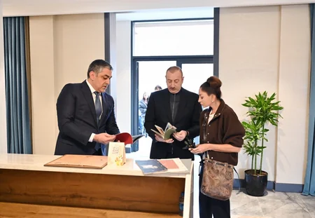 President Ilham Aliyev and First Lady Mehriban Aliyeva attend inauguration of Shabran Recreation Complex