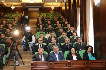 Hərbi Prokurorluqda Ümummilli Liderin anadan olmasının 101-ci ildönümü münasibətilə tədbir keçirilib