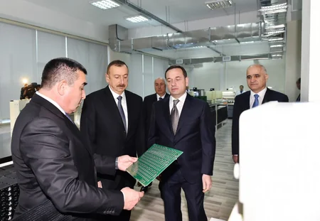 Azərbaycan Prezidenti Sumqayıt Kimya Sənaye Parkında olub