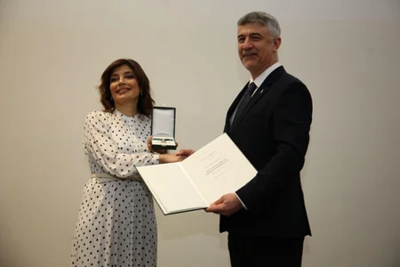 Günay Əfəndiyeva Macarıstanın ali ordeni ilə təltif olunub