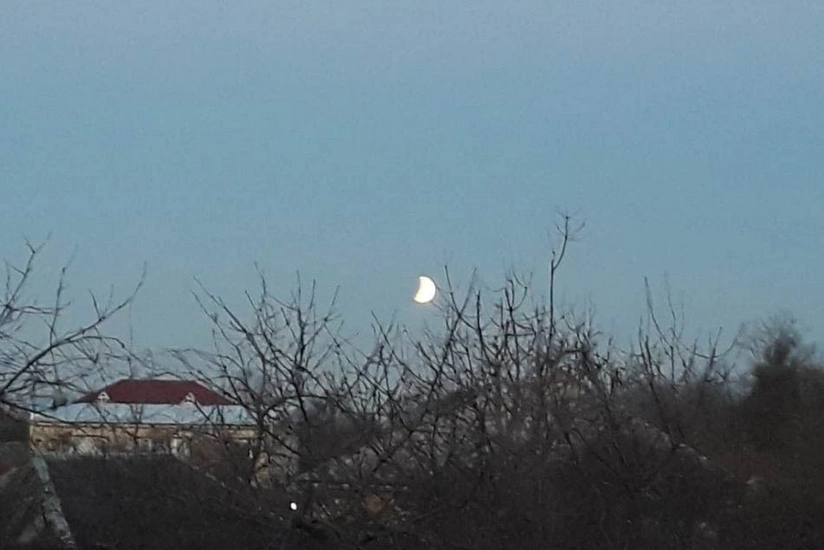 Azərbaycanın şimal-qərbində Ay tutulmasını izləmək mümkün olub - VİDEO - YENİLƏNİB