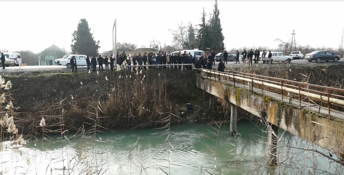 Göyçayda su kanalından qadın meyiti tapılıb FOTO - VİDEO - YENİLƏNİB-2