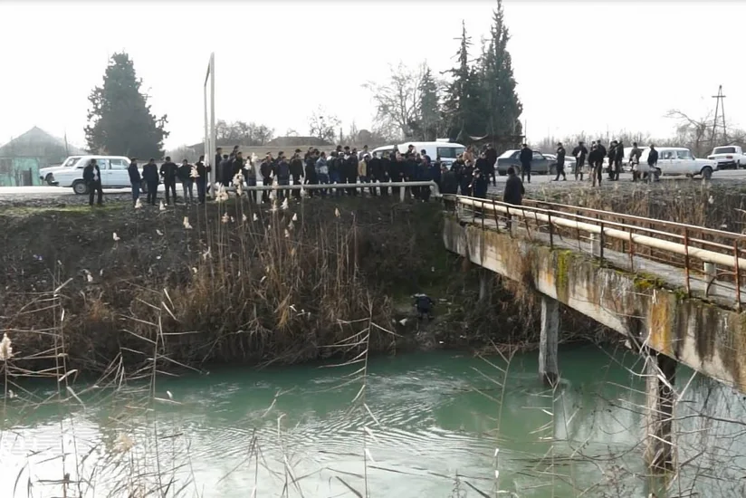 Göyçayda su kanalından qadın meyiti tapılıb FOTO - VİDEO - YENİLƏNİB-2
