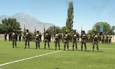 Əlahiddə Ümumqoşun Orduda Silahlı Qüvvələr Günü qeyd olunub