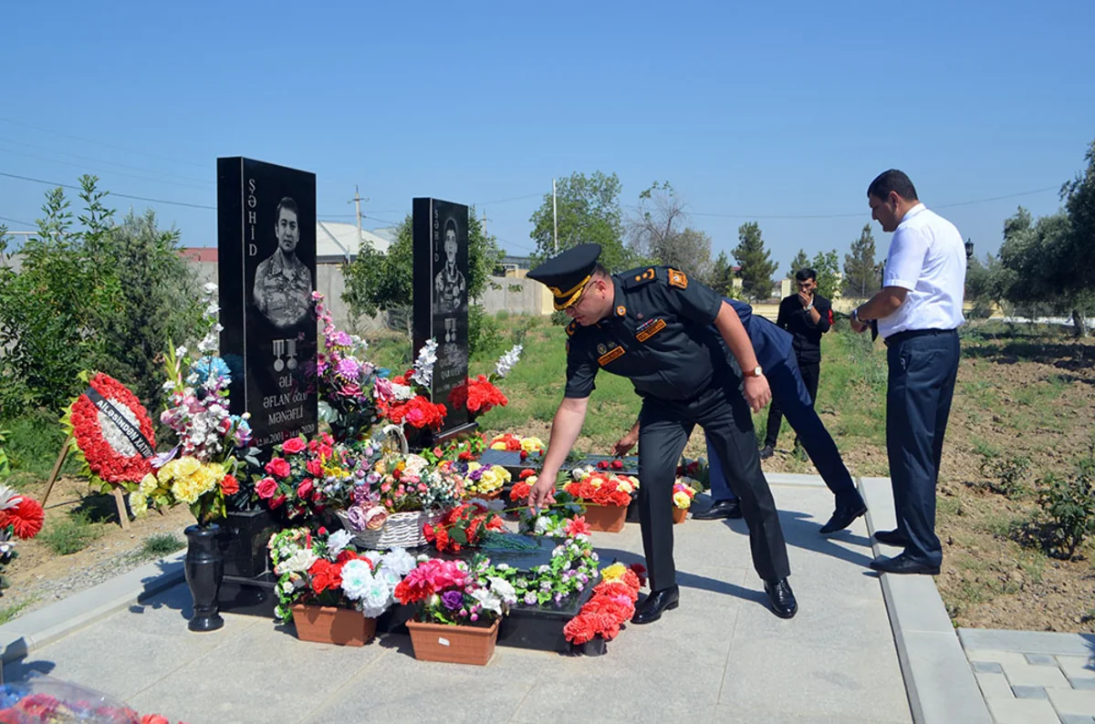 Şəhid Nicat Hüseynovun anım mərasimi keçirilib - VİDEO