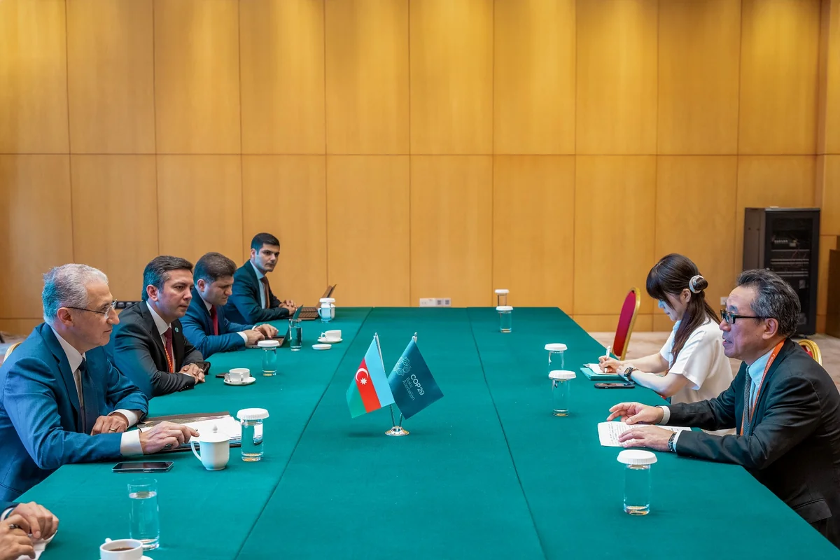 COP29 President meets with Japan's Vice-Minister of Environment