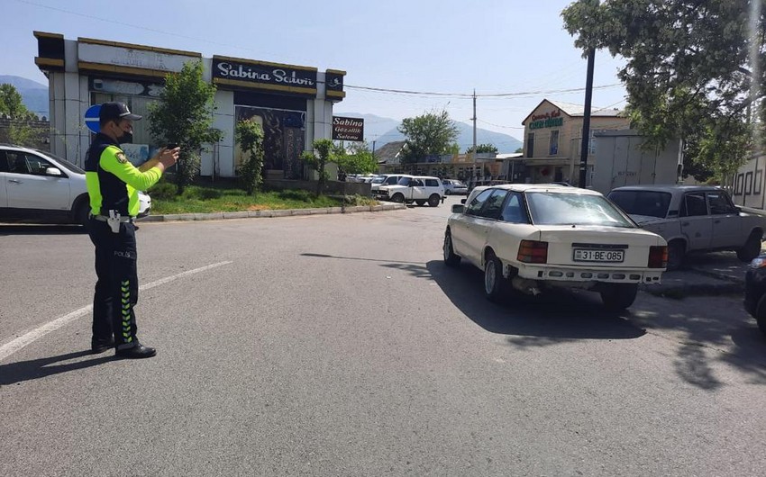 İsmayıllıda qaydaları pozan sürücülər cərimələndi