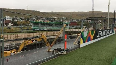 Farer adaları yığması Azərbaycanla oyundan əvvəl açıq məşqə çıxıb