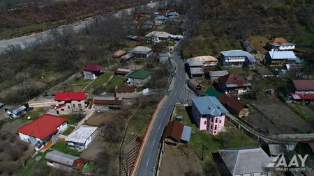 Qaxda Aşağı Malax-Qaşqaçay-Armudlu yolu yenidən qurulub
