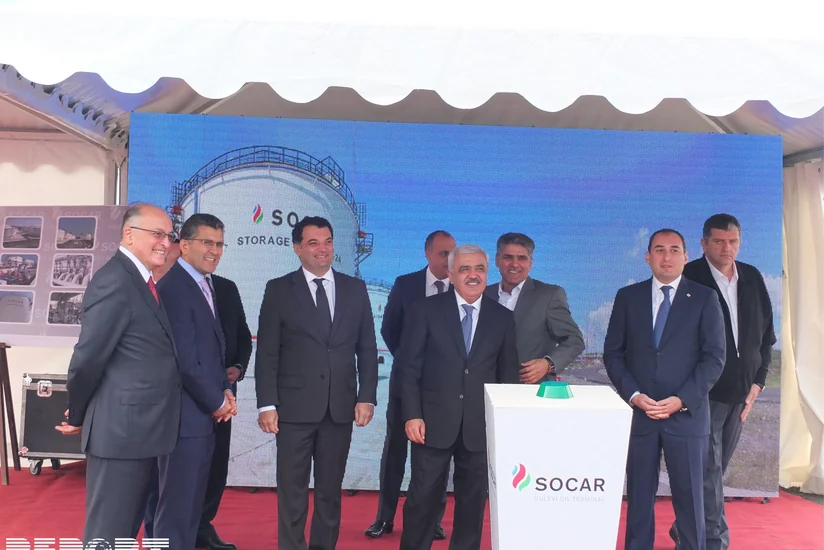 Gürcüstanın Kulevi terminalında iki əlavə rezervuar parkının açılışı olub