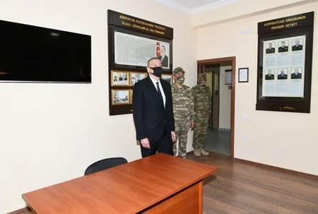 Prezident İlham Əliyev N saylı hərbi hissənin açılışında iştirak edib - YENİLƏNİB