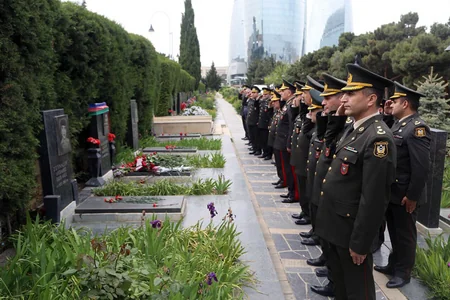 Milli Qəhrəman Albert Aqarunovun xatirəsi yad edilib