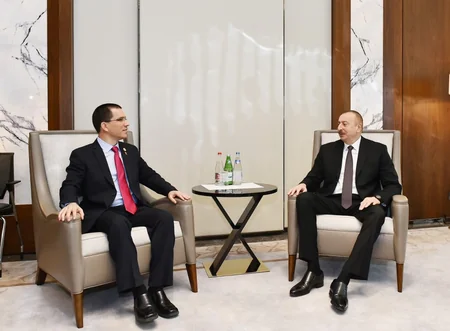 Prezident İlham Əliyev Serbiya, Venesuela və Nepalın XİN başçıları ilə görüşüb
