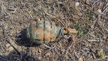 Qazaxda su kanalında əl qumbarası tapıldı