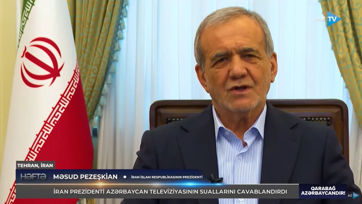 Pezeşkian: Azərbaycanda qəribliyimin olmaması İlham Əliyevlə görüşümdə də əksini tapacaq