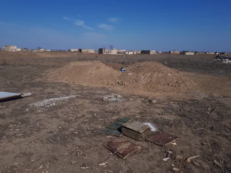 В Агдаме обнаружены брошенные противником боеприпасы